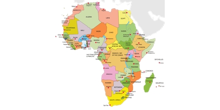 mapa da africa