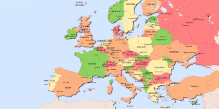 mapa europeo